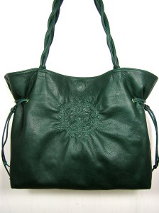 green large tote